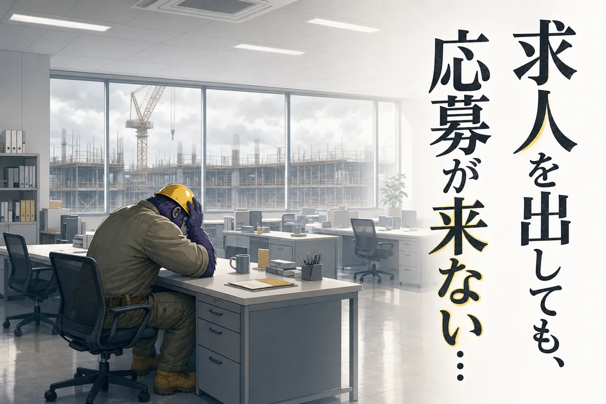 求人を出しても応募が来ない